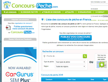 Tablet Screenshot of concours-peche.com
